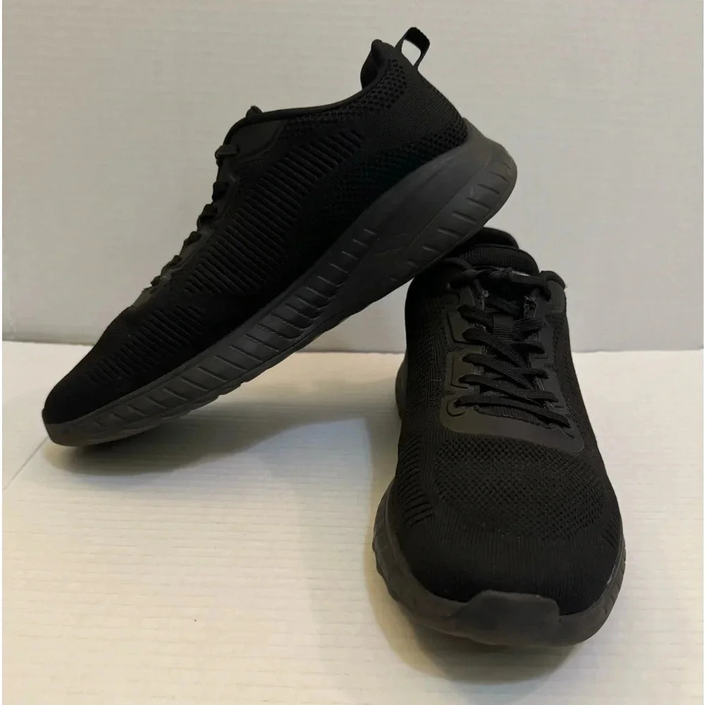 Skechers Black Lace Up Sneakers